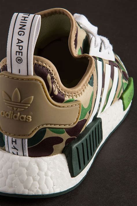 replica adidas bape nmd|Bape x NMD r1 olive.